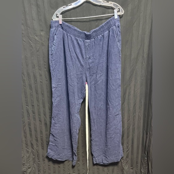 Plus size, navy, Briggs pants - Picture 3 of 4